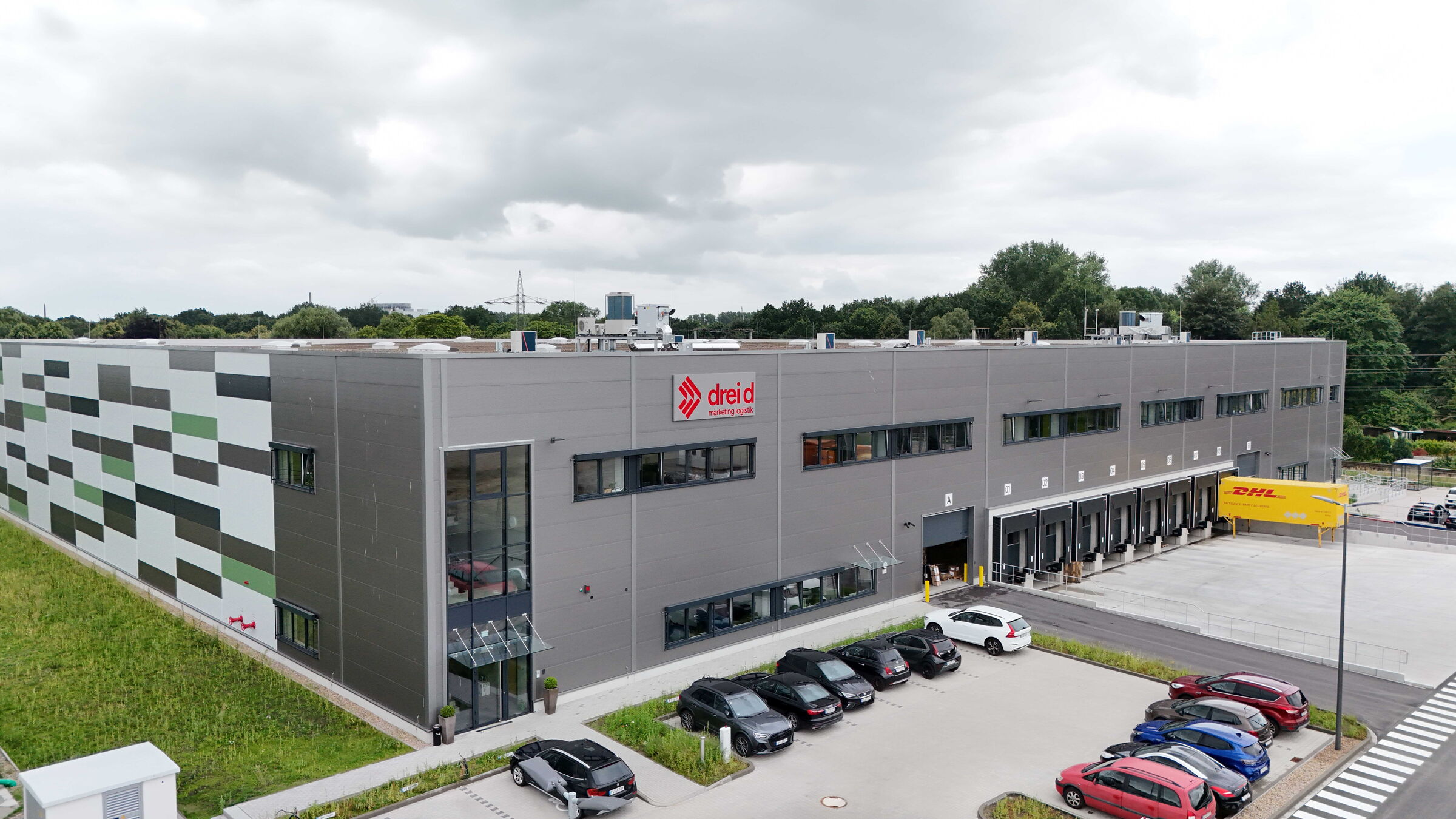 Eine Gesamtaufnahme des neuen Firmensitzes.